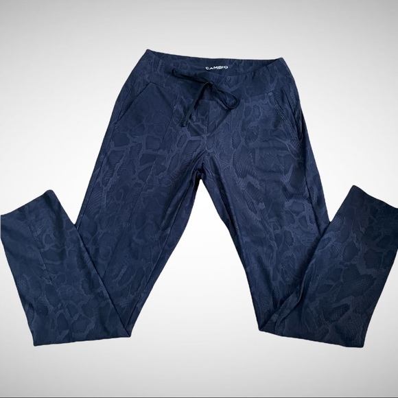 Cambio Animal Print Jogger With Front Seams 34 - Picture 4 of 9